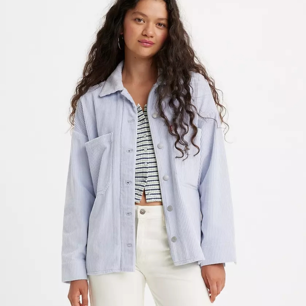 Aritzia Oversized Corduroy Shacket Small